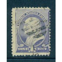 Used 212 1c Benjamin Franklin Average M01379