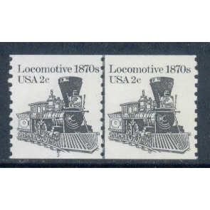 1897A 2c Locomotive Fine MNH Dry Gum CNP Left 3 W0448