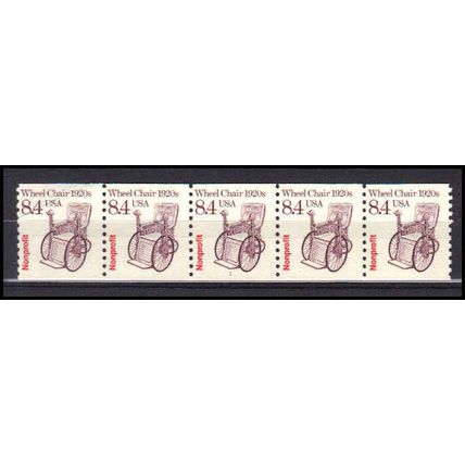 2256 8.4c Wheel Chair Fine MNH Dry Gum PNC 1/5 AA0493