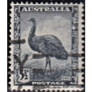 AUSTRALIA, 1942 5.5d Emu, SG 208 (Scott #196), used