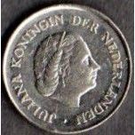 Coins. Netherlands 1973 25 cents Value