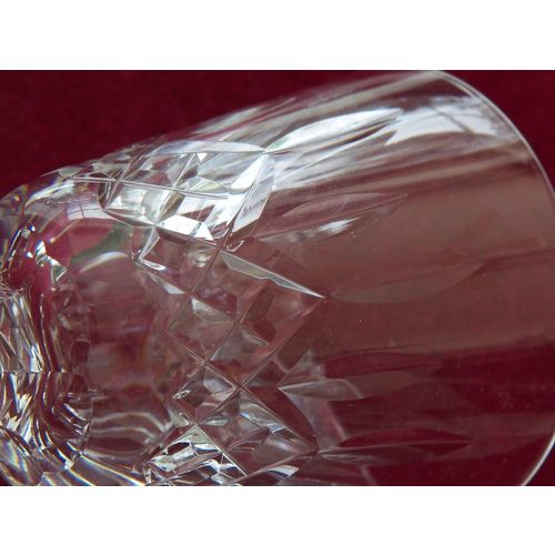 HEAVY WATERFORD 5 7/8'' TALLCRYSTAL WINE GOBLET-