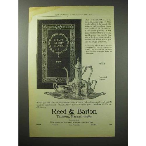 1914 Reed & Barton Francis I Silver Coffee Set Ad