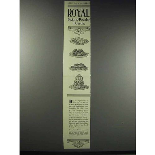1914 Royal Baking Powder Ad - Foods