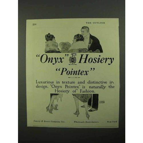 1922 Onyx Pointex Hosiery Ad