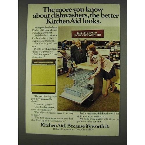 1978 KitchenAid Dishwashers Ad - The More You Know