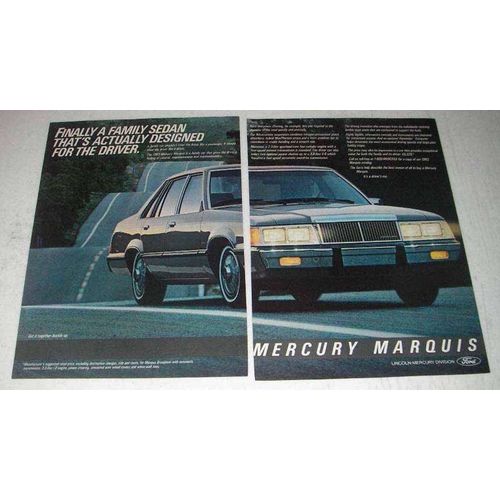 1983 Mercury Marquis Car Ad - Designed for the Driver