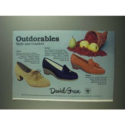 1984 Daniel Green Jaunt, Surrey, Bonny Shoes Ad