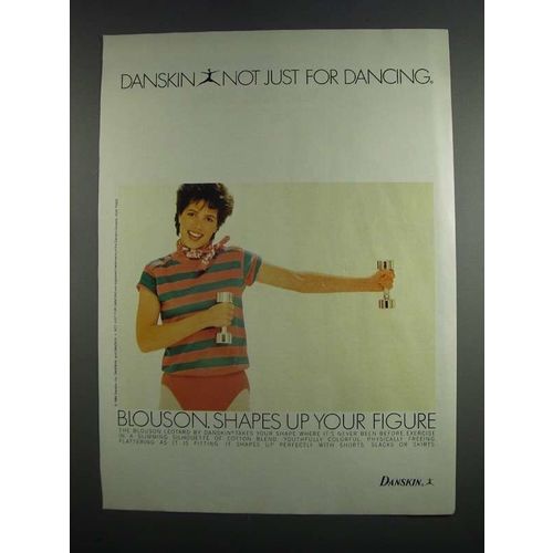 1984 Danskin Blouson Leotard Ad - Not Just Dancing