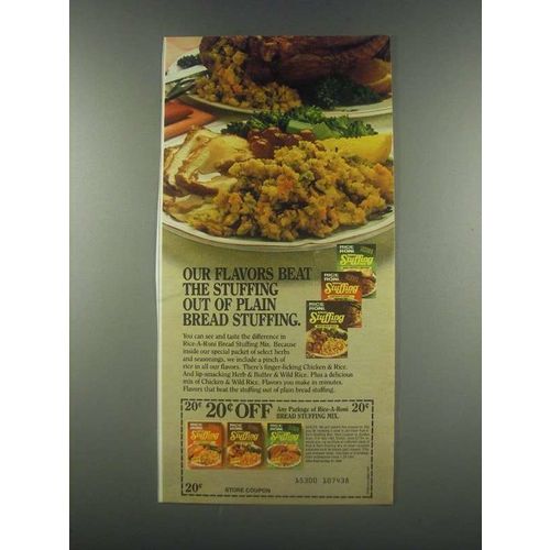 1985 Rice-A-Roni Stuffing Ad - Our Flavors Beat