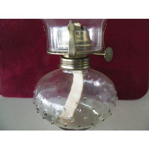 13'' LAMPLIGHT FARMS HOB NAIL OIL HURRICANE LAMP