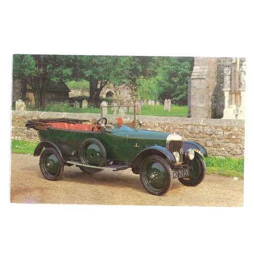 1921 11.9 hp A.C. vintage car unused vintage postcard Beaulieu =