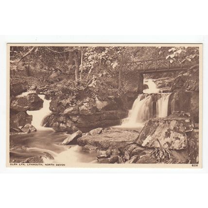 Glen Lyn Lynmouth Devon Postcard 8238