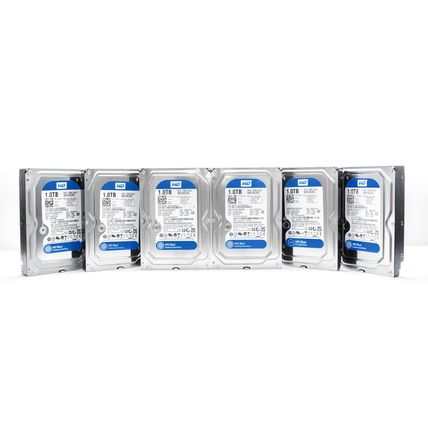 Western Digital WD10EZEX 1TB Hard Drives - Lot of 6