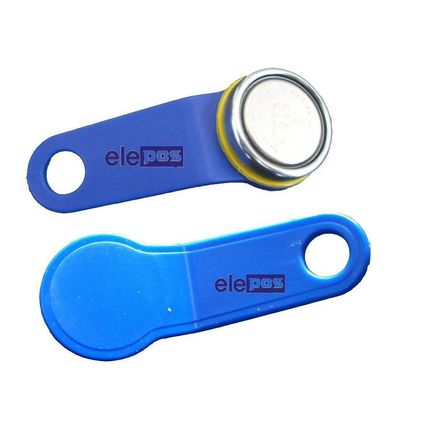 Blue Magnetic Dallas Key EPOS Fob Fobs ibutton 1-wire