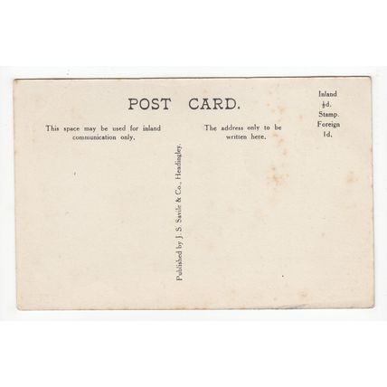 Harewood House West Yorkshire Postcard J S Savile & Co