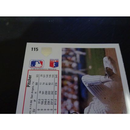 1991 Upper Deck Card # 115 Greg Maddux Excellent-Mint (6) Chicago Cubs