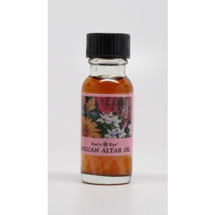 Wiccan Altar Oil, Sun's Eye Specialty Oil, 1/2 Ounce Bottle