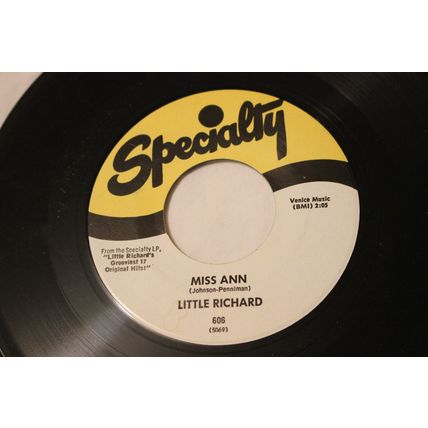 Little Richard 45-JENNY JENNY/MISS ANN