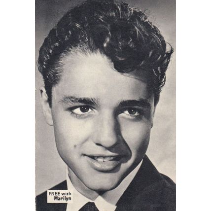 Sal Mineo Free With Marilyn Start Of His Career Antique Photo