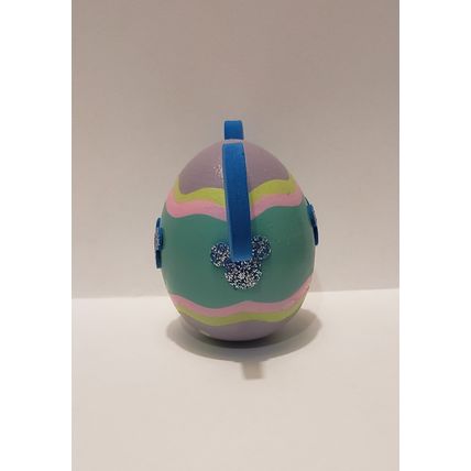DISNEY MICKEY EARS EASTER EGG COLORED WITH GLITTER CAR TRUCK ANTENNA TOPPER~NEW~