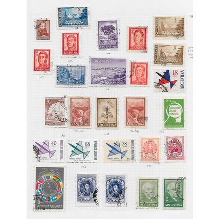 ARGENTINA 1940s -1960s USED RANGE STAMPS £1.90 LOT or U-PICK AT 10p EACH