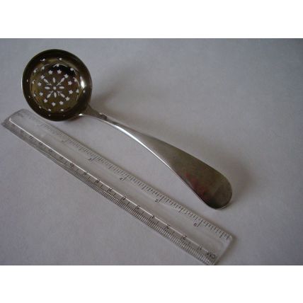 Vintage W H & S Sugar Sifter Spoon William Hutton & Sons Victorian A1 Sheffield