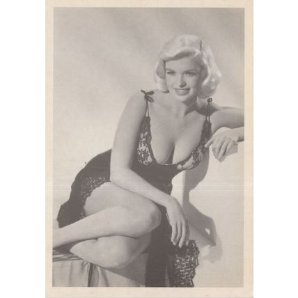 Jayne Mansfield Hollywood Film Actress Real Photo Postcard