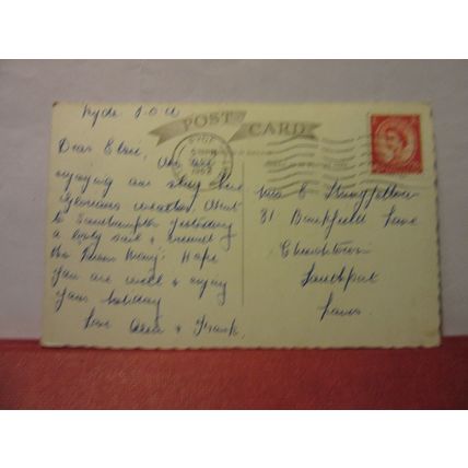multiview, ISLE OF WIGHT used postcard 1962 pm #
