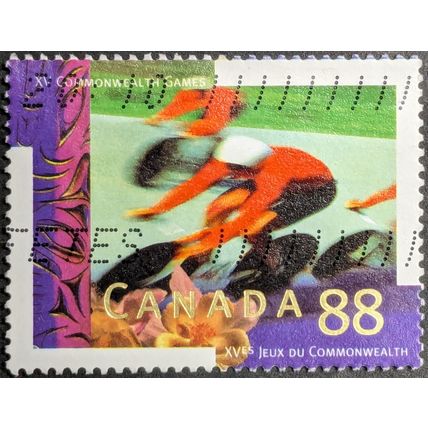 STAMP CANADA SG1595 1994 Commonwealth Games Victoria Cycling Used