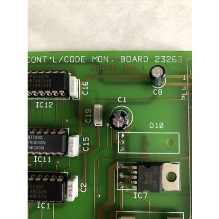 HANSATECH 23263 PRINTER CIRCUIT BOARD 23365 REV 04 ,TEMP CONT L/CODE 23263,FI