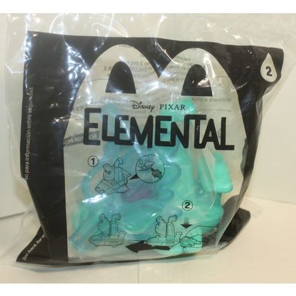 2023 McDonalds Disney Pixar Elemental #2 Wade on the Water Car - Sealed Package