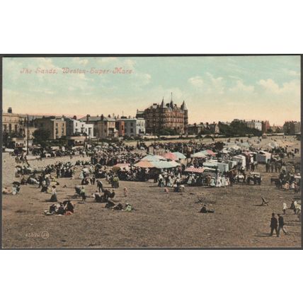 The Sands, Weston-Super-Mare, Somerset, c.1905-10 - Valentine's Postcard