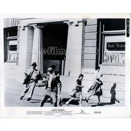 VIOLENT SATURDAY 1955 Victor Mature, Margaret Hayes, Lee Marvin 8 10x8 STILLS