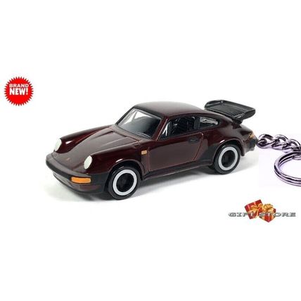 VERY RARE KEYCHAIN DARK RED PORSCHE 911 CARRERA TURBO GREAT GIFT NOVELTY