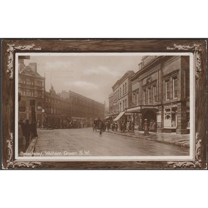 Broadway, Walham Green, London, 1911 - Temperton RP Postcard