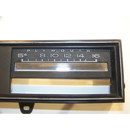 1970 1971 PLYMOUTH FURY RADIO BEZEL FACE PLATE OEM