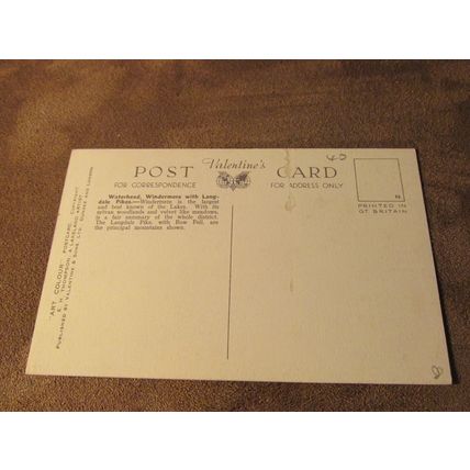 1940s Postcard - Waterhead , Lake District Cumbria - Artist E.H Thompson A444