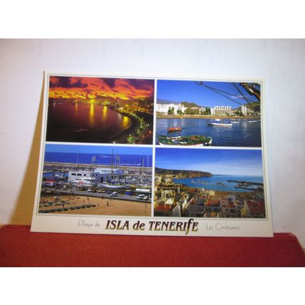 multiview, PLAYA DE LOS CRISTIANOS, TENERIFE, SPAIN used postcard dated 2004 =