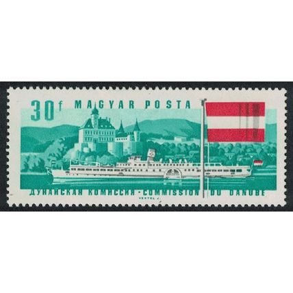Hungary Ferenc Deak Paddle-steamer Schonbuchel Castle Austrian Flag 1967 MNH