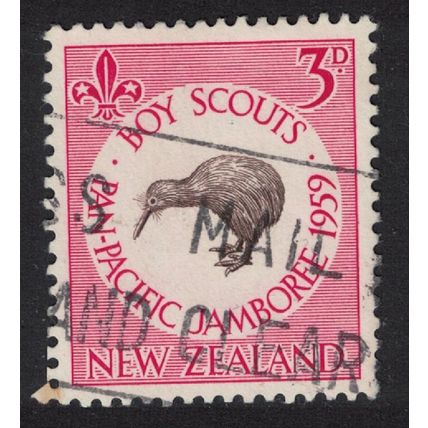 New Zealand Kiwi Bird Pan-Pacific Scout Jamboree Auckland 1959 Canc SG#771