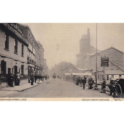 A596 ERITH HIGH STREET. 1905. REPRODUCTION. BEXLEY LIBRARY SERVICES