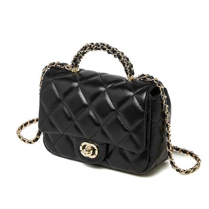Genuine Leather Women Satchel Bags Handle Shoulder Handbags Black