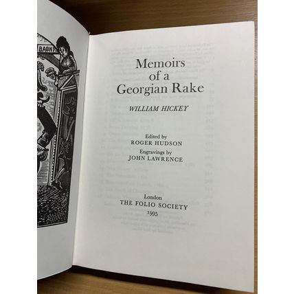 1995 FOLIO SOCIETY "MEMOIRS OF A GEORGIAN RAKE" HARDBACK BOOK & SLIPCASE (P4)