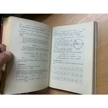 1962 "NATIONAL CERTIFICATE MATHEMATICS" VOLUME 2 HARDBACK BOOK (P3)