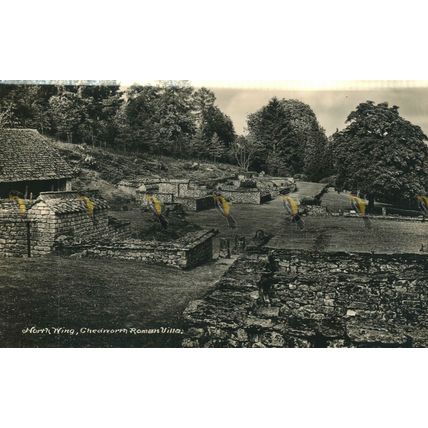 North Wing, Chedworth Roman Villa, Gloucs, Cecily Series RP Postcard