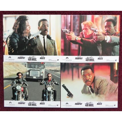 ANOTHER 48HRS(1990) 8 UK FOH / Lobby cards ***Eddie Murphy, Nick Nolte***