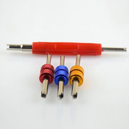 4 Pieces Dual Head Car Truck Tyre Valve Stem Core Remover Repair Wrench Tool