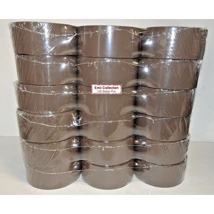 36 Rolls Professional Sealing Packing Industrial Tan Tape 2 Mil 2” x 110 Yard