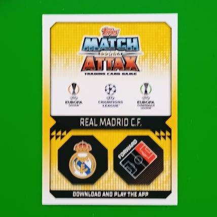 Vinicius "Vini" Jr Real Madrid Limited Edition Card Match Attax 2022 2023 LE 2